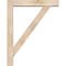 Ekena Millwork Traditional Block Smooth Bracket w/ Offset Brace, Douglas Fir, 5 1/2"W x 30"D x 38"H BKT0604X30X38TRA05SDF - alternate 4